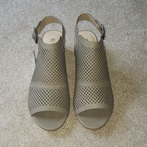 Restricted Women's Taupe Sandals-New with Tags